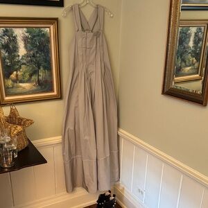 $1,452 NEW Max Azria Gray Woven Maxi Dress Gown